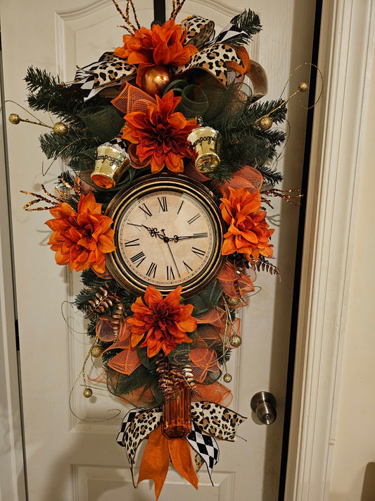 Illuminate Your Door with Holiday Elegance: The 2024 Countdown Clock Decor